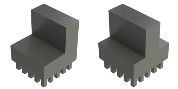 Product examples for connection method welding Two product examples for the connection method welding